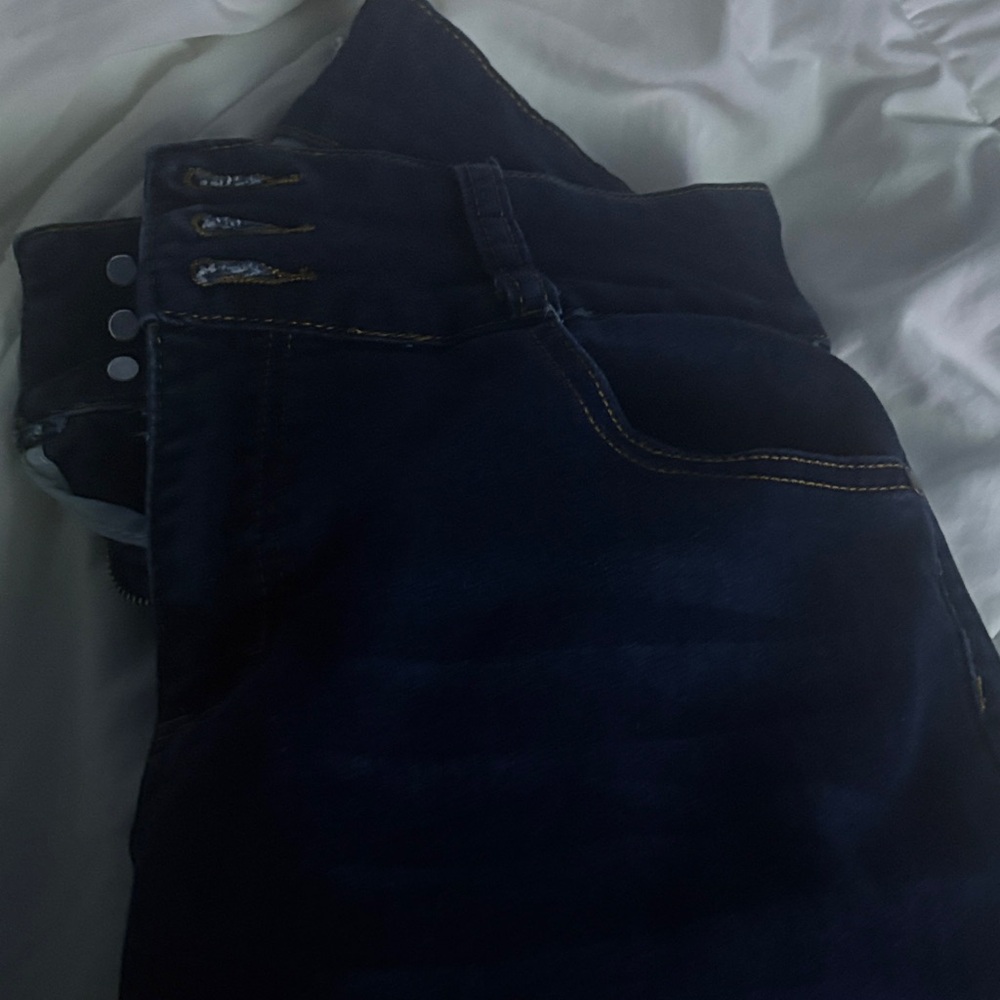 BAMBOO Deep Indigo woman Slim Jeans